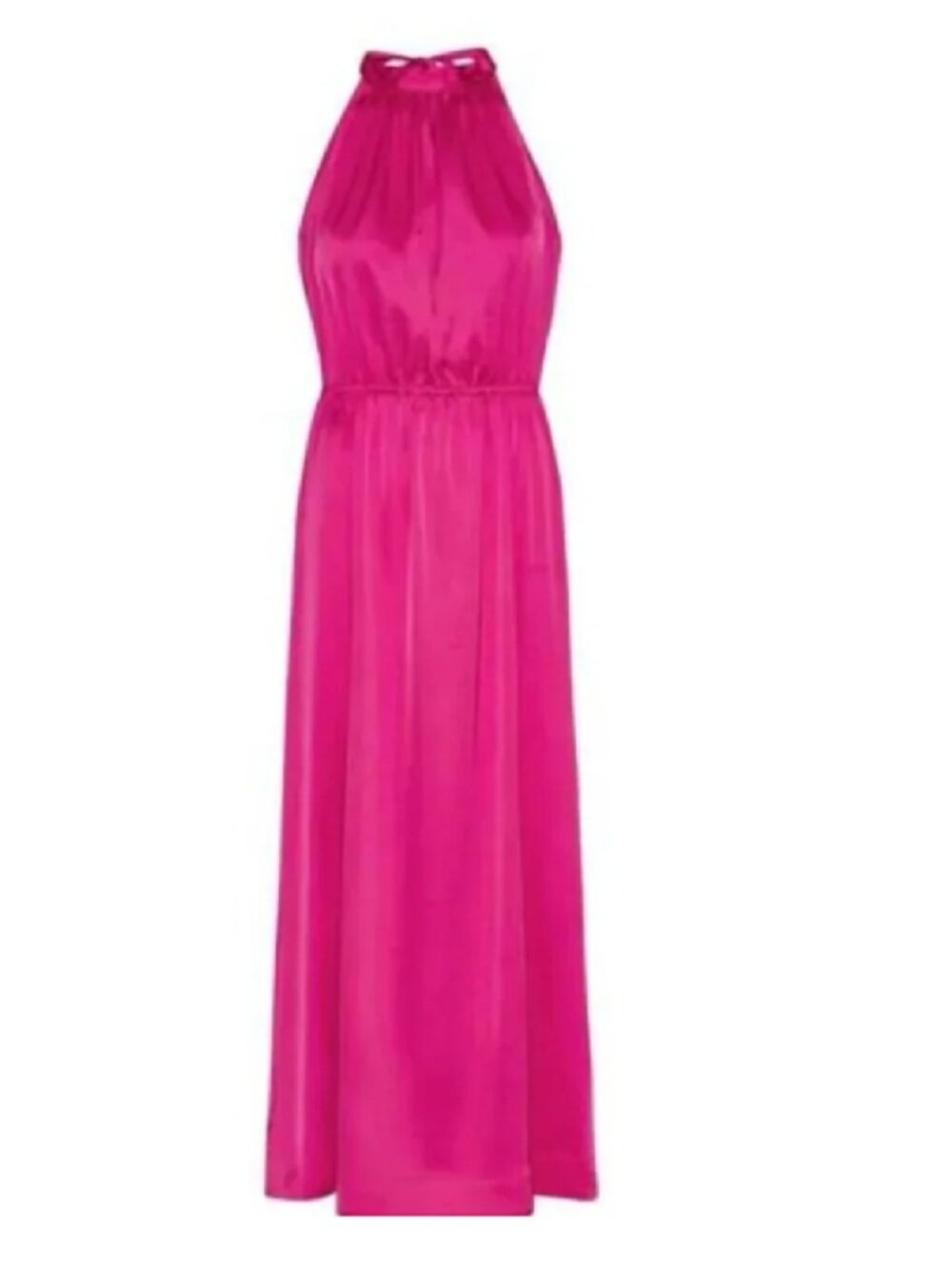 KARMAMIA Lulu Dress Fuchsia Pink Satin Maxi Dress NWT | Size S/M - NWT